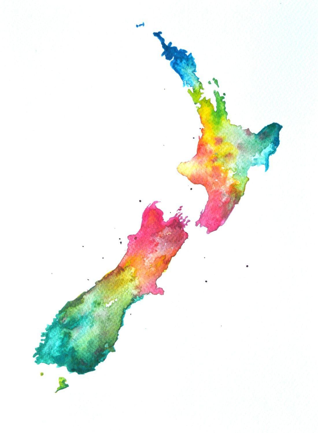 新西兰的地图艺术