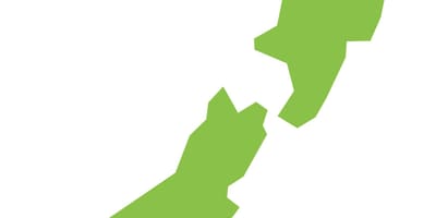 新西兰的地图png